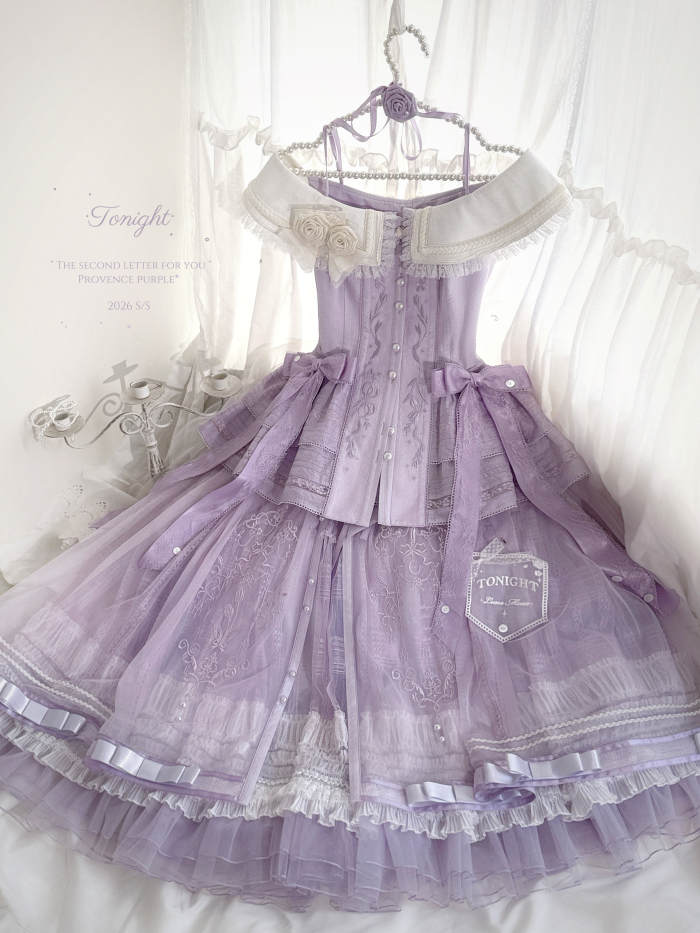Tonight My Second Letter to You Vintage Lolita Skirt and Top