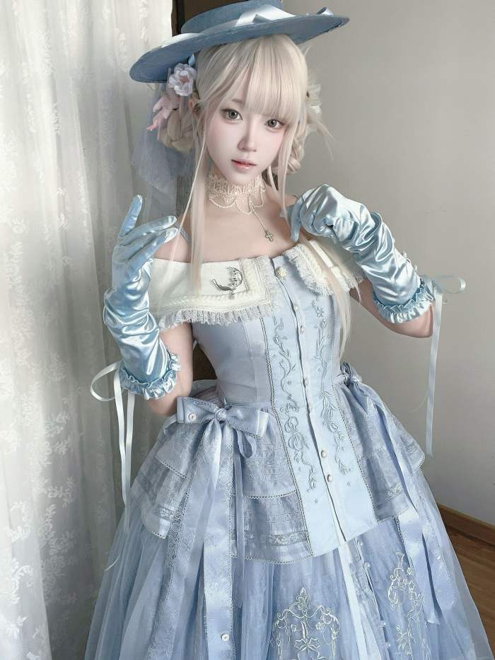 Tonight My Second Letter to You Vintage Lolita Skirt and Top