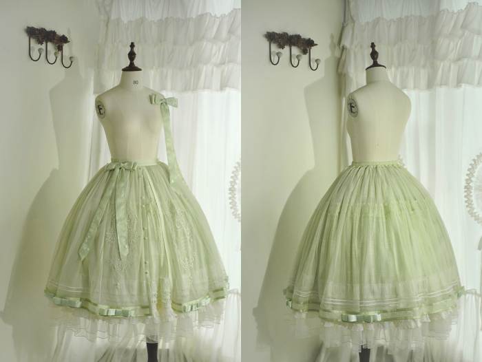 Tonight My Second Letter to You Vintage Lolita Skirt and Top