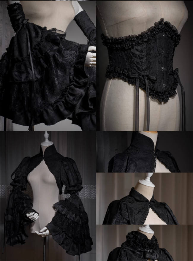 Smoothy Caliburn Gothic Lolita Dress Full Set