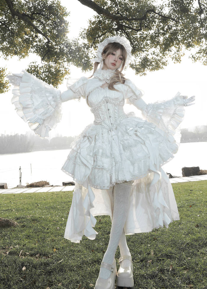Smoothy Caliburn Gothic Lolita Dress Full Set