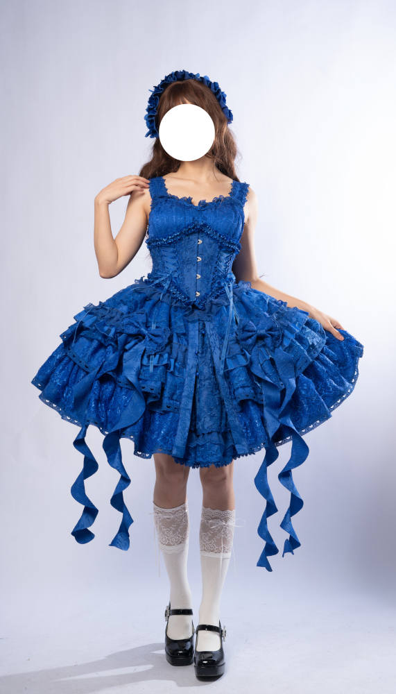Smoothy Caliburn Gothic Lolita Dress Full Set