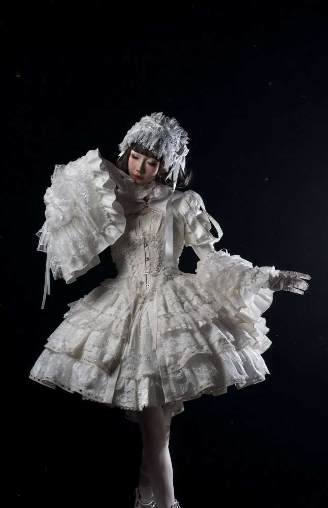 Smoothy Caliburn Gothic Lolita Dress Full Set