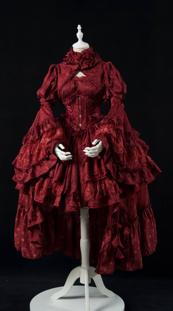 Smoothy Caliburn Gothic Lolita Dress Full Set