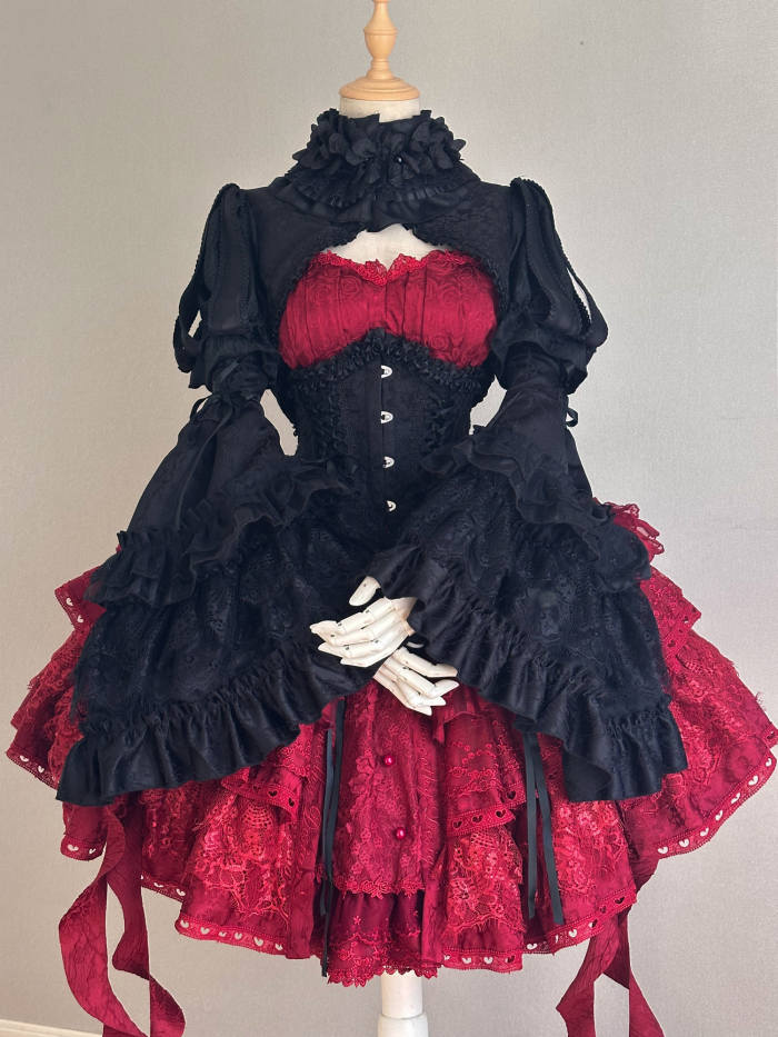 Smoothy Caliburn Gothic Lolita Dress Full Set
