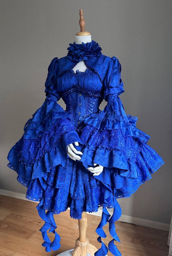 Smoothy Caliburn Gothic Lolita Dress Full Set