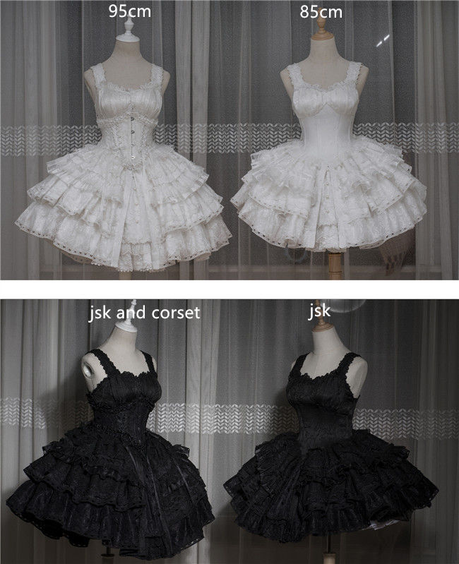 Smoothy Caliburn Gothic Lolita Dress Full Set