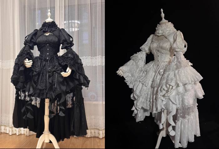 Smoothy Caliburn Gothic Lolita Dress Full Set