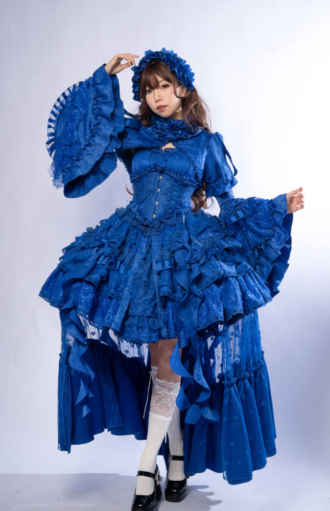 Smoothy Caliburn Gothic Lolita Dress Full Set