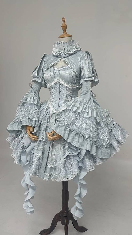 Smoothy Caliburn Gothic Lolita Dress Full Set