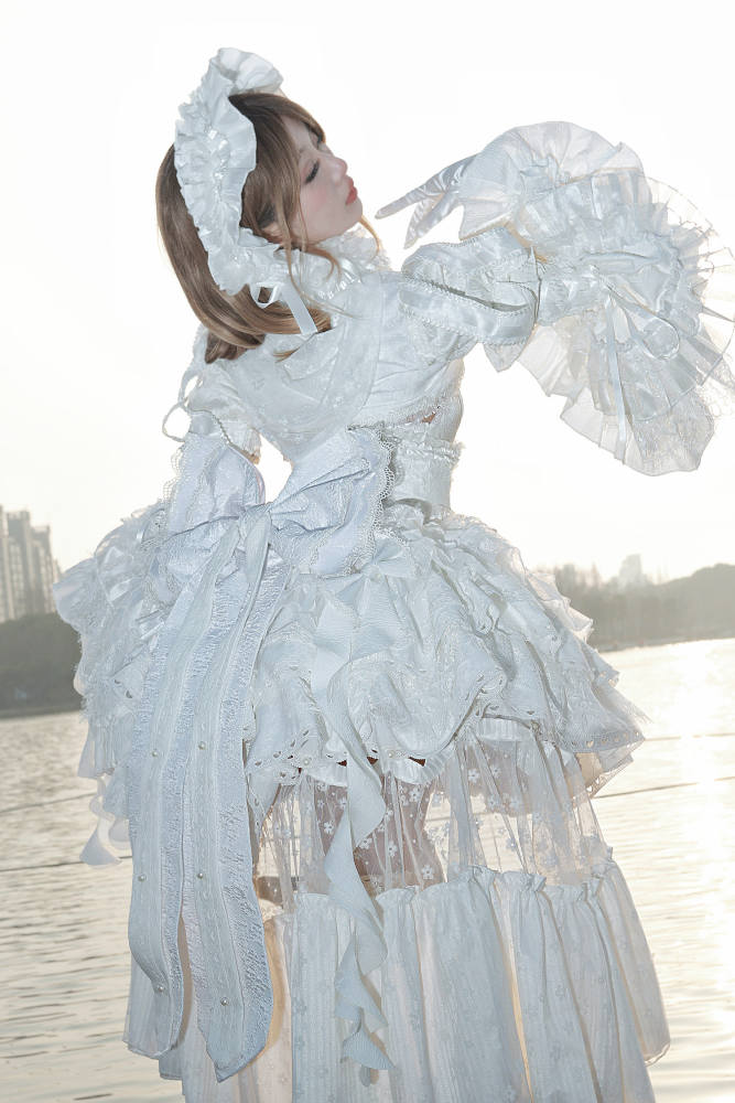 Smoothy Caliburn Gothic Lolita Dress Full Set