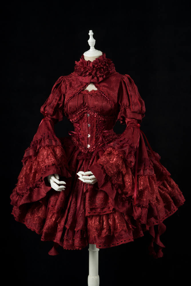 Smoothy Caliburn Gothic Lolita Dress Full Set