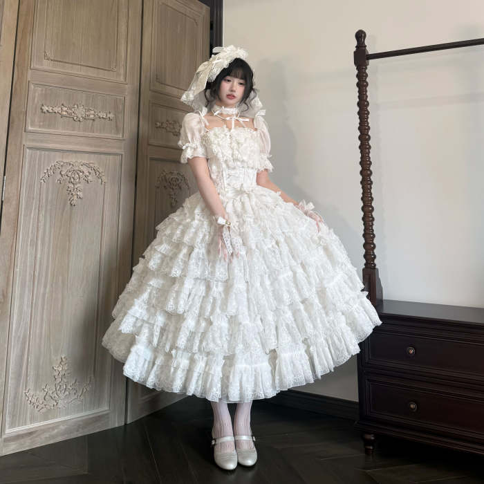 Gem and Rose Hime Lolita Dress 5 Colors