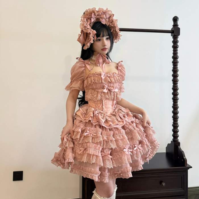 Gem and Rose Hime Lolita Dress 5 Colors