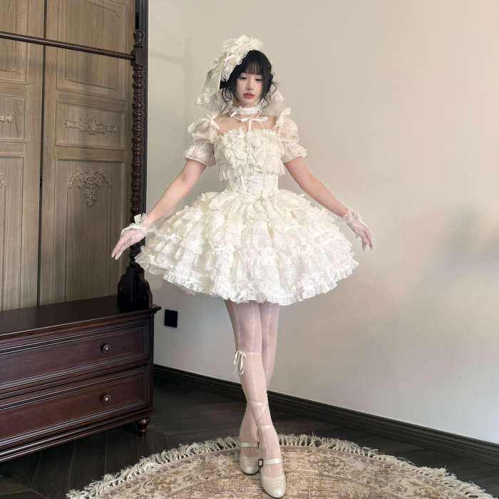 Gem and Rose Hime Lolita Dress 5 Colors