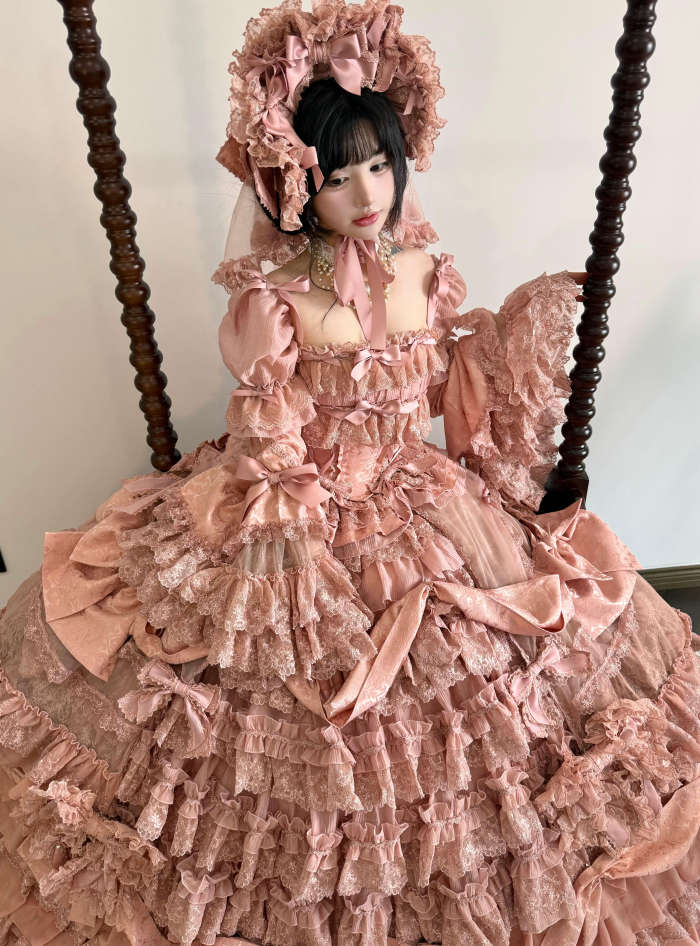 Gem and Rose Luxury Hime Lolita Dress 5 Colors