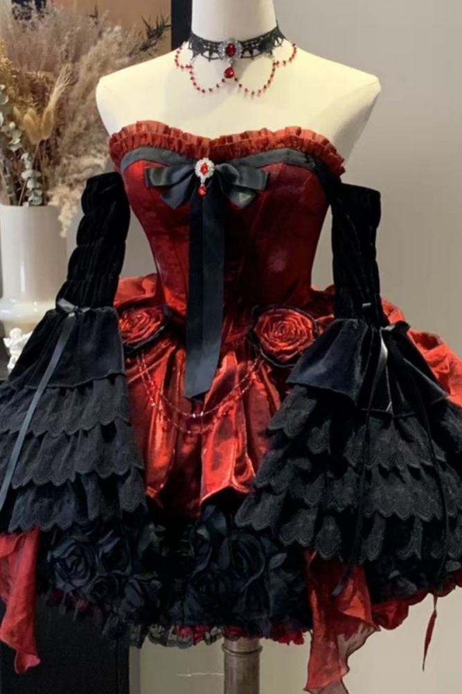 Sheer Ocean ~Rosette Nebula~ Gothic Lolita Extended Sleeves Coat