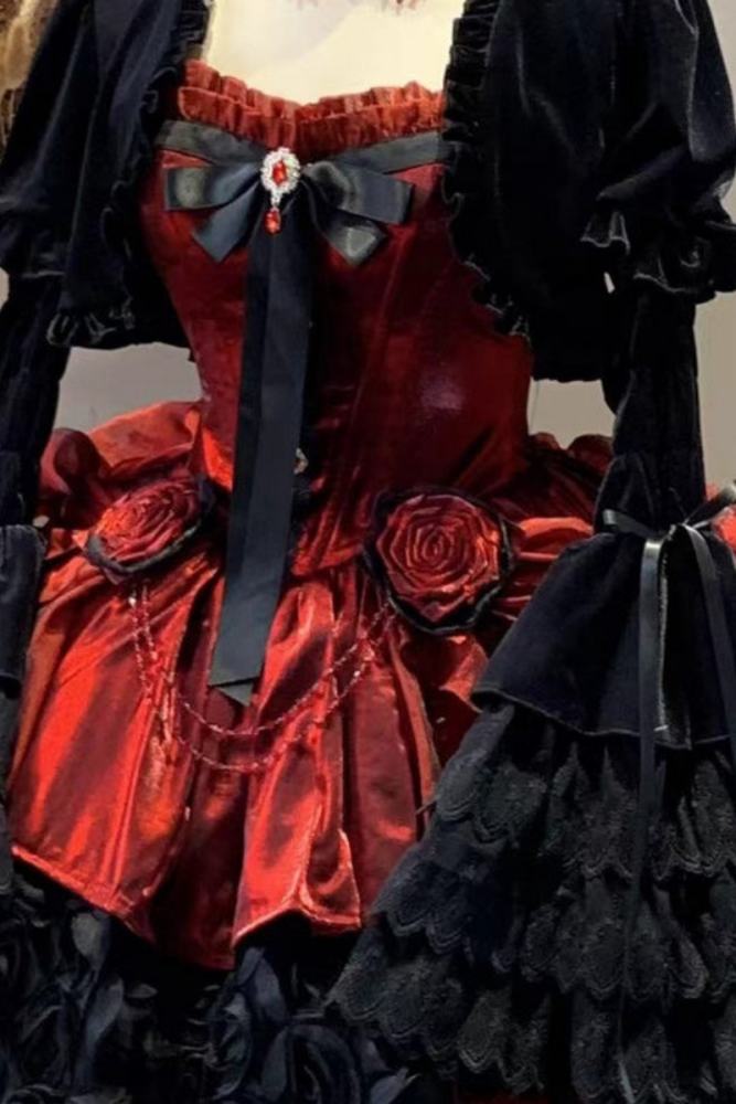 Sheer Ocean ~Rosette Nebula~ Gothic Lolita Extended Sleeves Coat