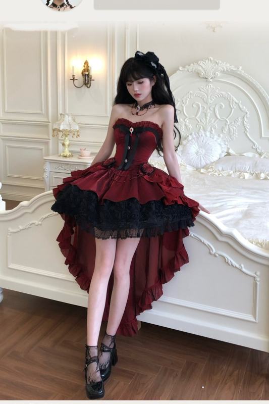 Sheer Ocean ~Rosette Nebula~ Gothic Lolita JSK Formal Dress
