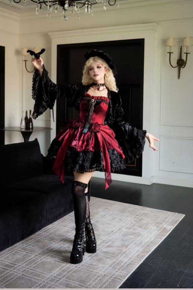 Sheer Ocean ~Rosette Nebula~ Gothic Lolita Extended Sleeves Coat