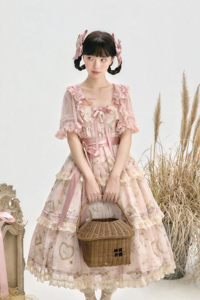Moon River ～Victoria Cat～ Lolita Blouse Cardigan and Petticoat
