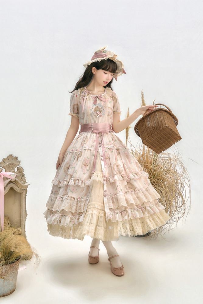 Moon River ～Victoria Cat～ Lolita Blouse Cardigan and Petticoat