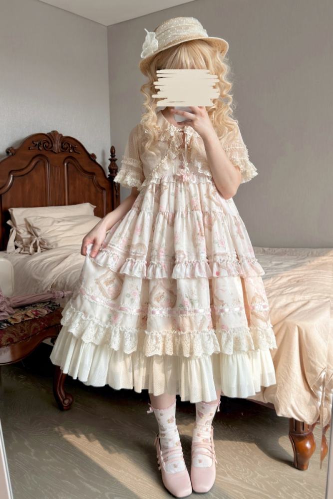 Moon River ～Victoria Cat～ Lolita Blouse Cardigan and Petticoat