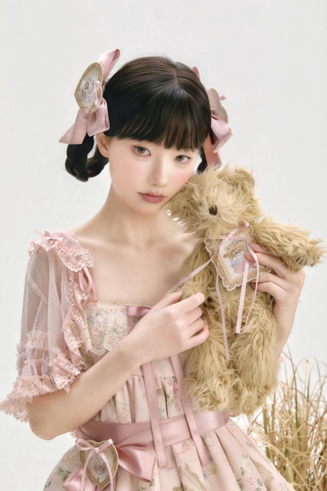Moon River ～Victoria Cat～ Lolita Hat Choker and Bowknot Waist