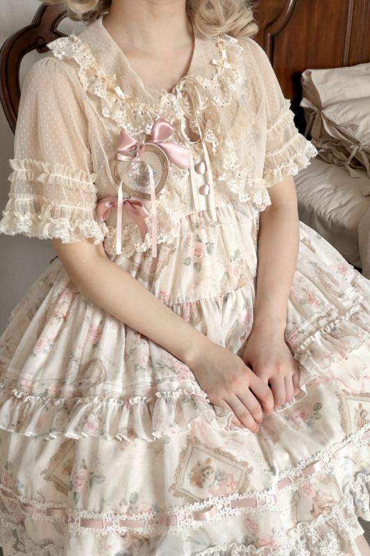 Moon River ～Victoria Cat～ Lolita Blouse Cardigan and Petticoat