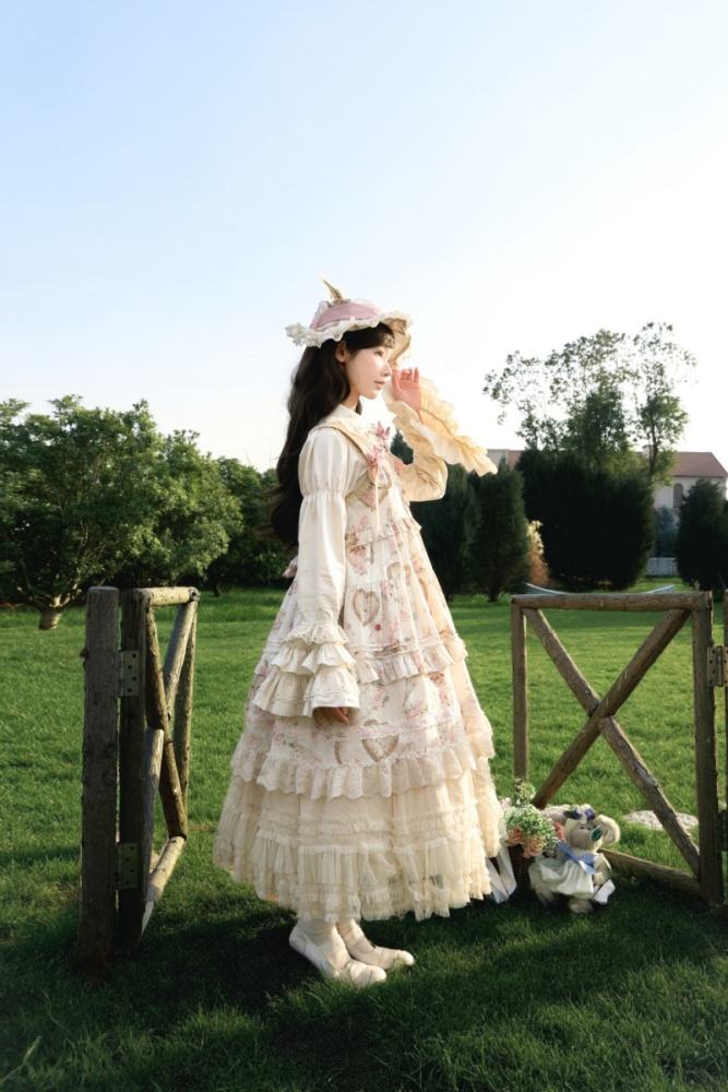Moon River ～Victoria Cat～ Lolita Blouse Cardigan and Petticoat