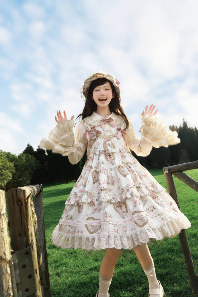 Moon River ～Victoria Cat～ Lolita Blouse Cardigan and Petticoat