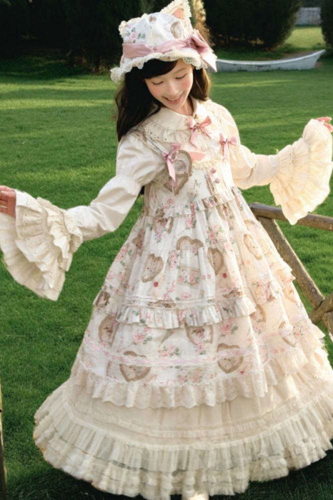 Moon River ～Victoria Cat～ Lolita Blouse Cardigan and Petticoat