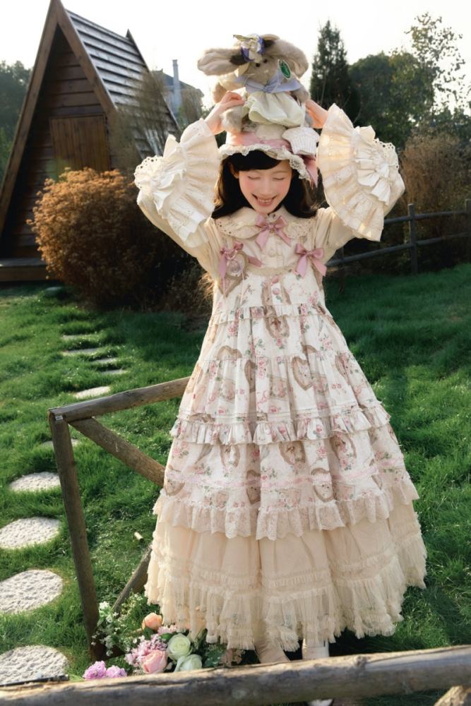 Moon River ～Victoria Cat～ Lolita Blouse Cardigan and Petticoat