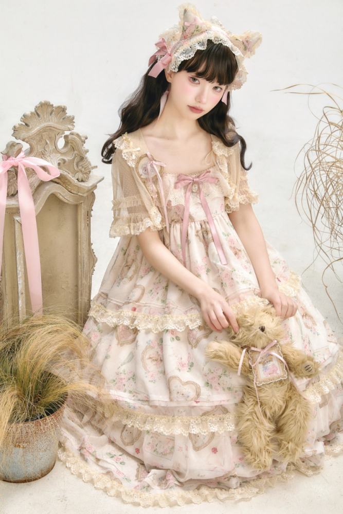 Moon River ～Victoria Cat～ Lolita Blouse Cardigan and Petticoat