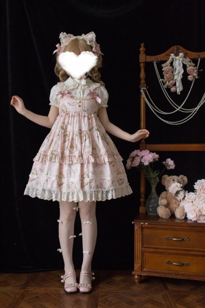 Moon River ～Victoria Cat～ Lolita Blouse Cardigan and Petticoat