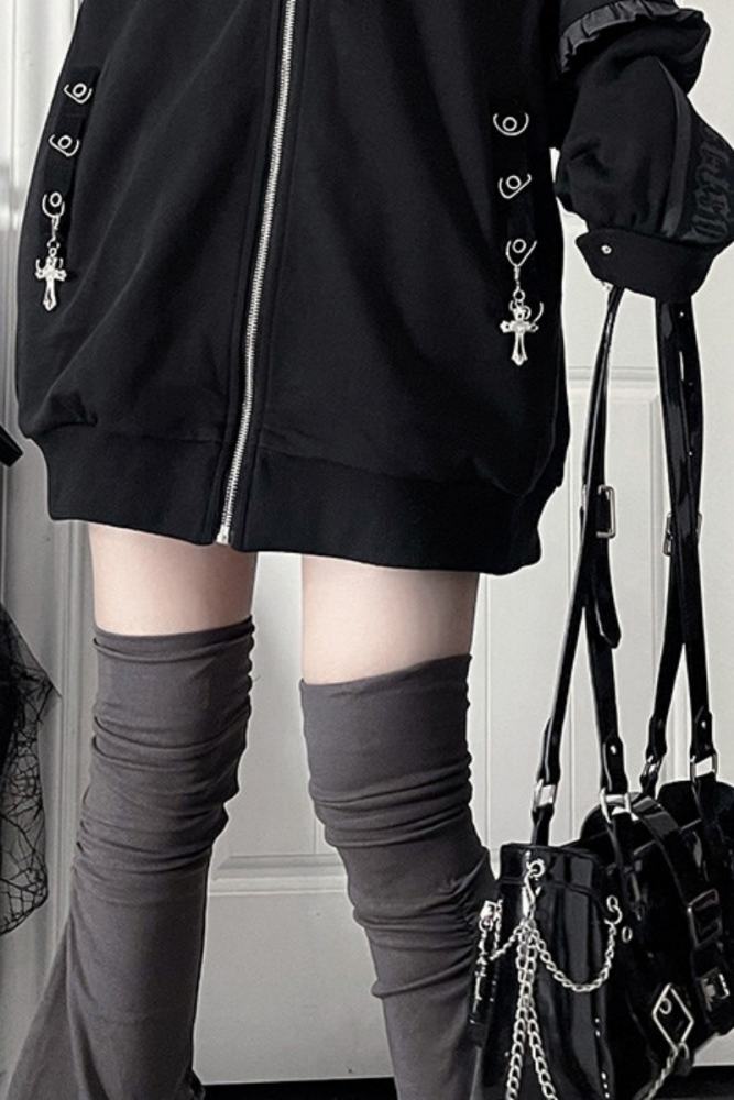 Tricuspid C Sailor Collar Jirai Kei Ruffled Bowknot Coat