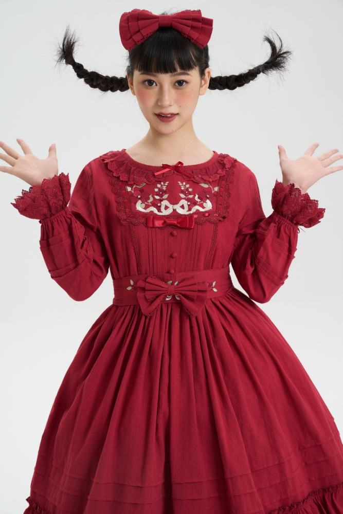 Strawberry Witch Young Girl Nelly 2.0 Lolita OP and JSK 5 Colors