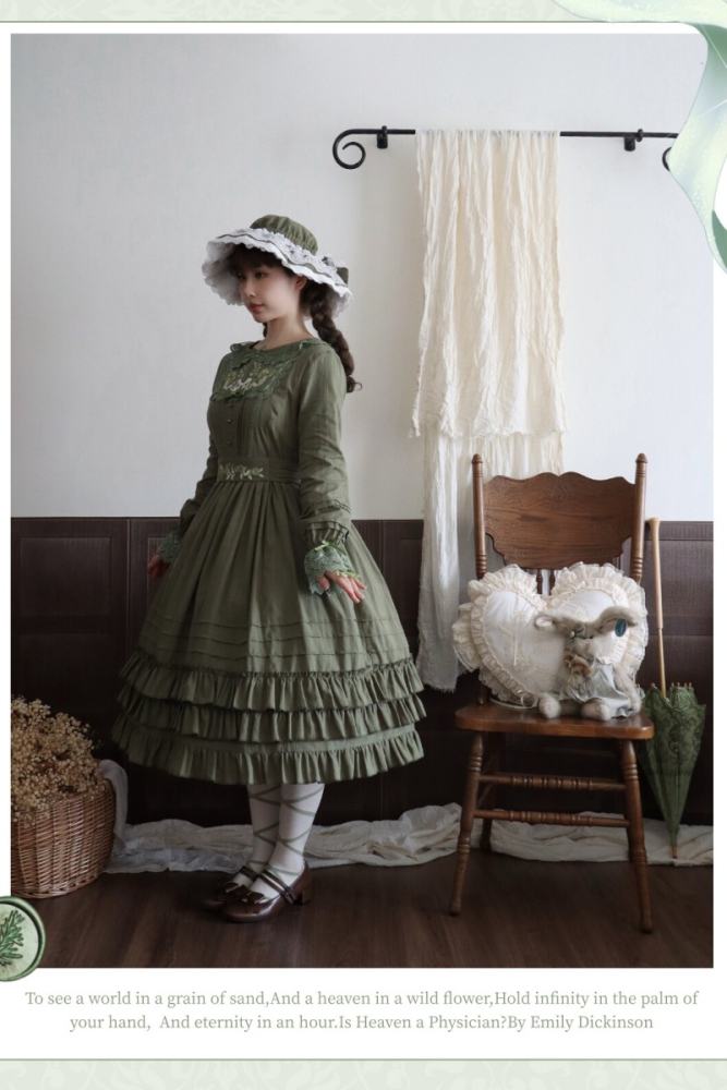 Strawberry Witch Young Girl Nelly 2.0 Lolita OP and JSK 5 Colors