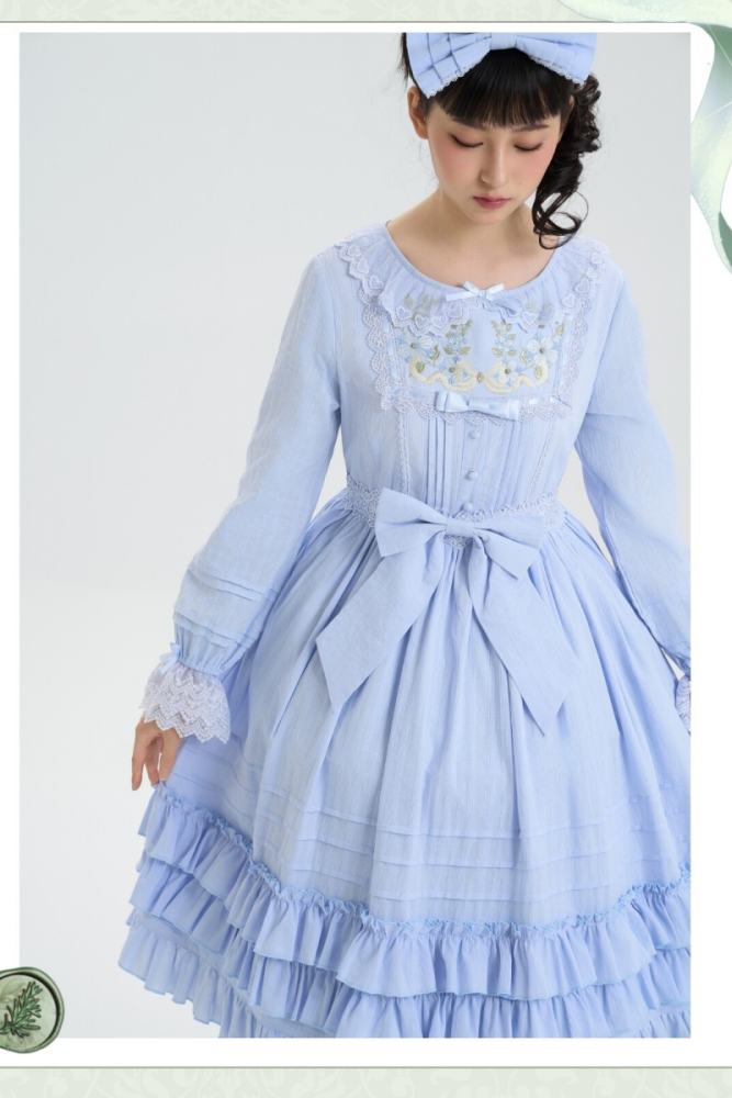 Strawberry Witch Young Girl Nelly 2.0 Lolita OP and JSK 5 Colors
