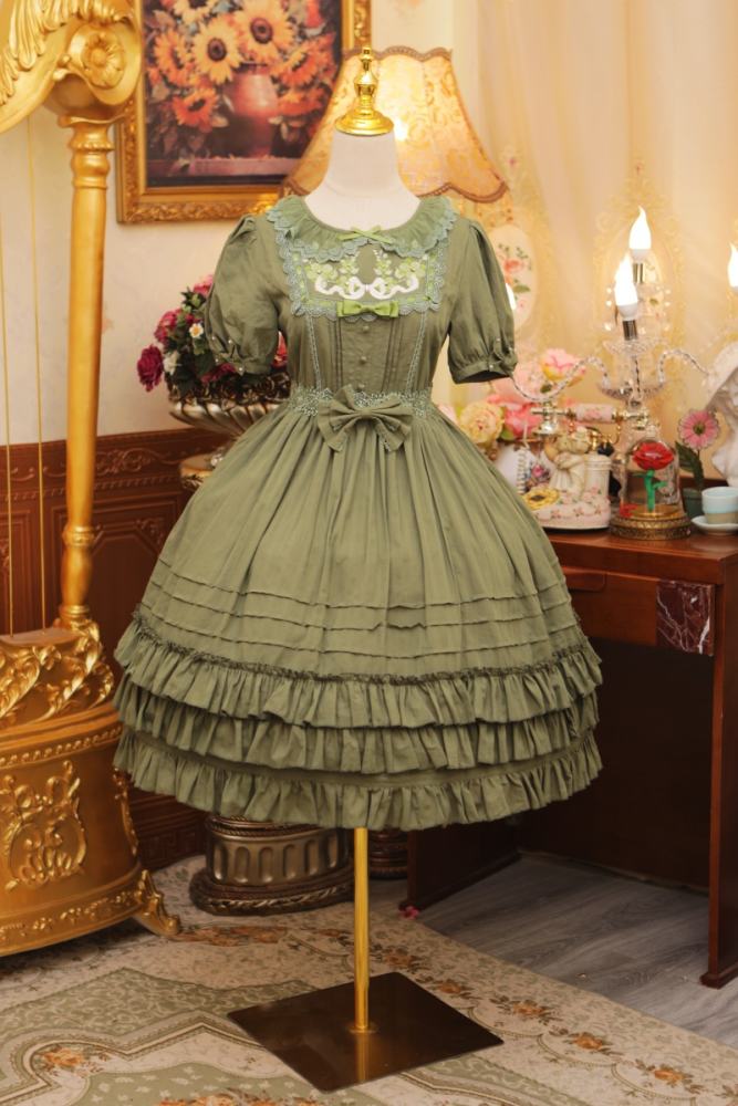 Strawberry Witch Young Girl Nelly 2.0 Lolita OP and JSK 5 Colors