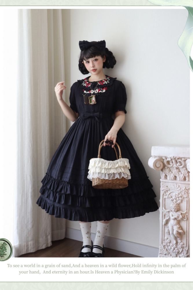 Strawberry Witch Young Girl Nelly 2.0 Lolita OP and JSK 5 Colors