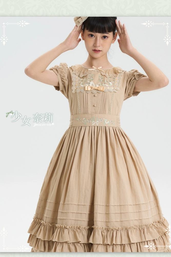 Strawberry Witch Young Girl Nelly 2.0 Lolita OP and JSK 5 Colors