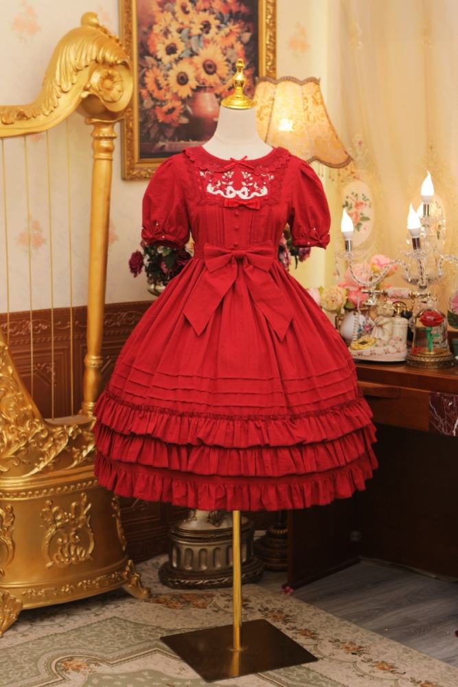 Strawberry Witch Young Girl Nelly 2.0 Lolita OP and JSK 5 Colors