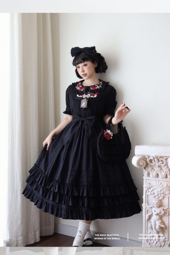 Strawberry Witch Young Girl Nelly 2.0 Lolita OP and JSK 5 Colors
