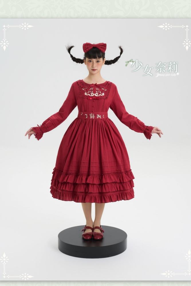 Strawberry Witch Young Girl Nelly 2.0 Lolita OP and JSK 5 Colors