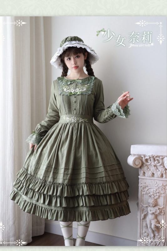 Strawberry Witch Young Girl Nelly 2.0 Lolita OP and JSK 5 Colors