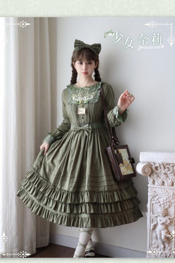 Strawberry Witch Young Girl Nelly 2.0 Lolita OP and JSK 5 Colors