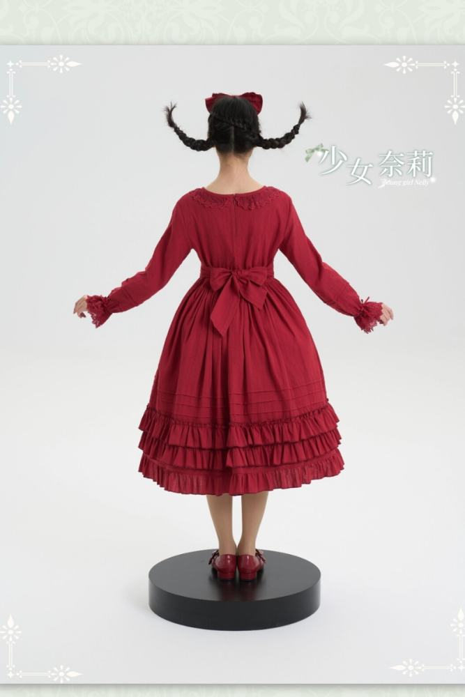 Strawberry Witch Young Girl Nelly 2.0 Lolita OP and JSK 5 Colors