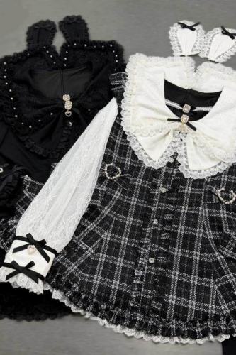 Shengzhongwei Japanese Rabbit Ear Jirai Kei Dress and Shorts