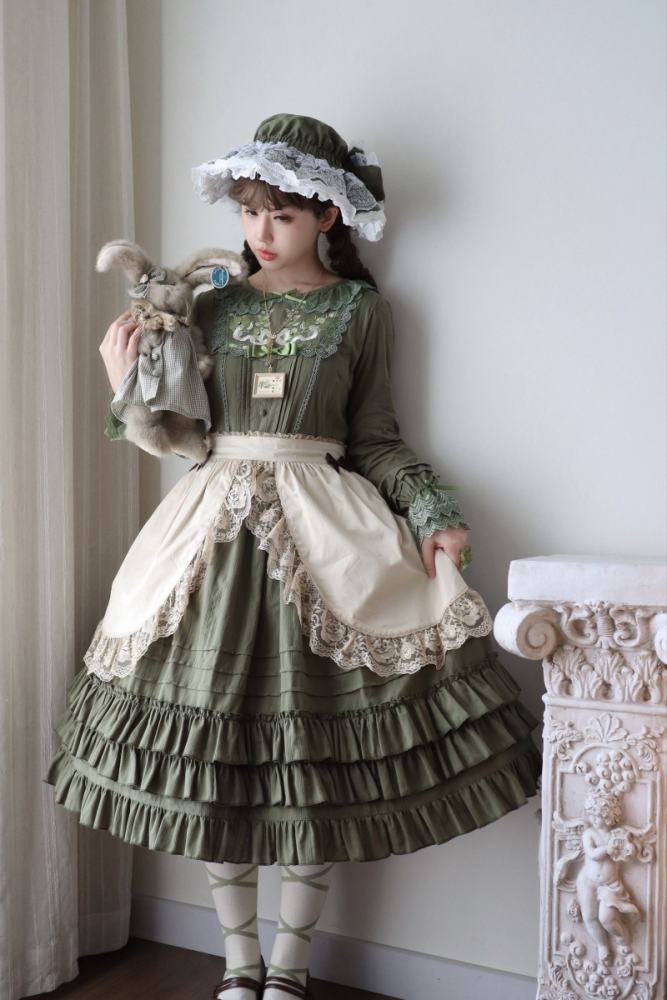 Strawberry Witch Young Girl Nelly 2.0 Lolita Bonnet and Belt